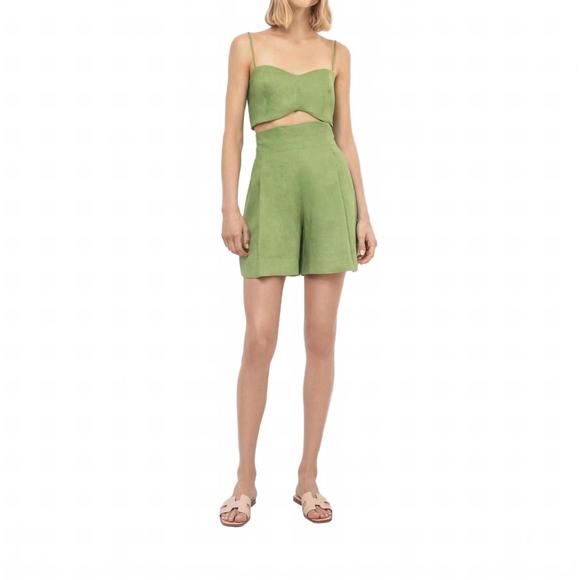 NEW INASAMI saana shorts in green
